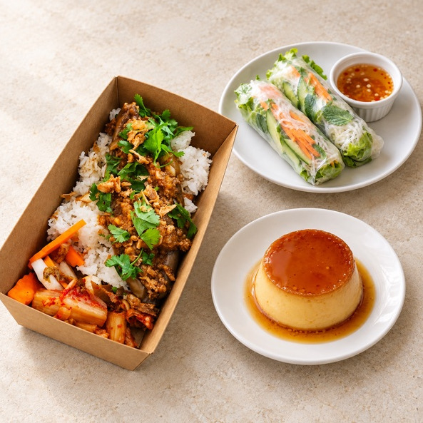 BOL MAÏ AVEC ENTRÉE + DESSERT